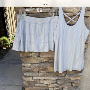 Tennis Outfit / SOFIBELLA /2 piece / STONE